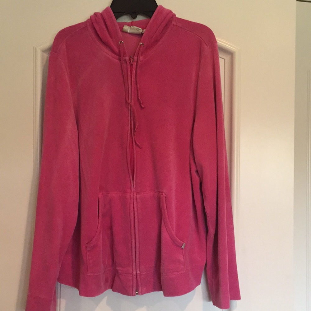 Pink hooded Terry Sweatsuit